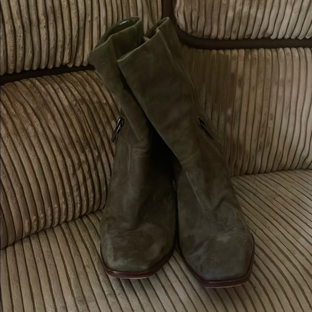 Vince Camuto Green Ankle Booties
